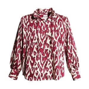 NIC+ZOE Petite Ikat Abstract Blouse
